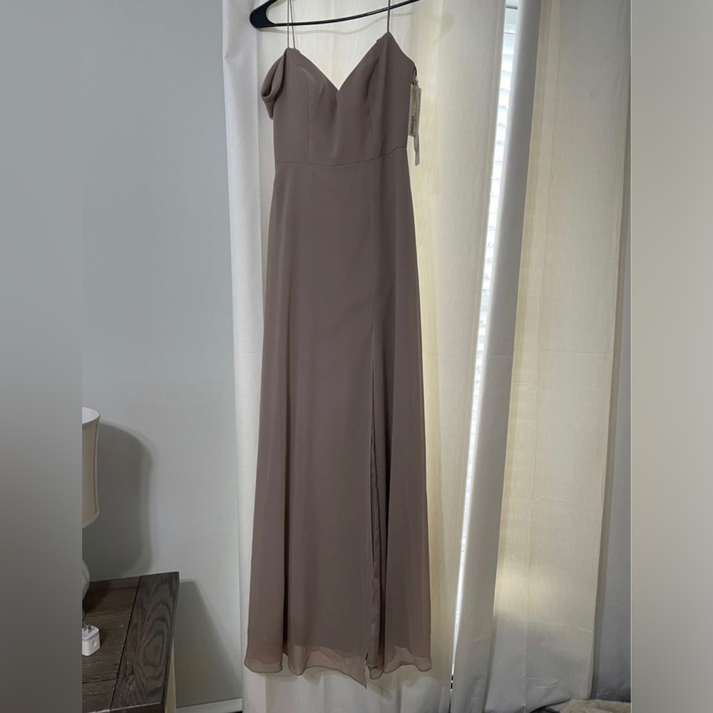 NWT Jenny Yoo size 2 Priya dress in Wisteria chiffon
